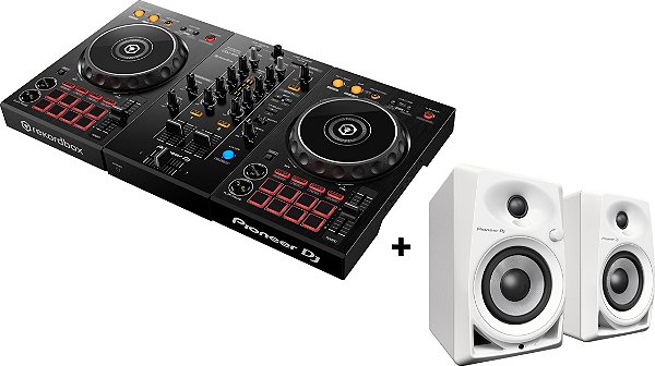KIT DJ Controlador Pioneer DDJ 400 + Par de Caixas Ativas Pioneer