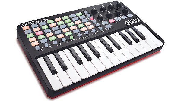 Teclado Controlador AKAI APC Key 25 com Ableton Live