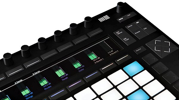 Controlador Ableton Push 2 com Ableton Live - Equipamentos para