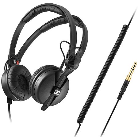 Fone Sennheiser HD 25 Plus Preto - Equipamentos para DJs é Aqui