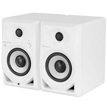 Par de Caixas de Som Monitores de Áudio Pioneer DJ DM-40BT Com Bluetooth® White