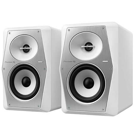 Par de Caixas de Som Monitores de Audio Pioneer VM-50 de 5" White