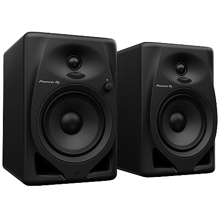 Par de Caixas de Som Monitores de Audio Pioneer DJ DM-50D de 5" Black