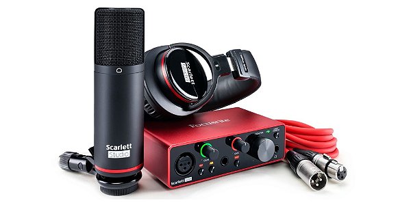 Interface de Áudio Scarlett Solo Studio Gen3 Focusrite