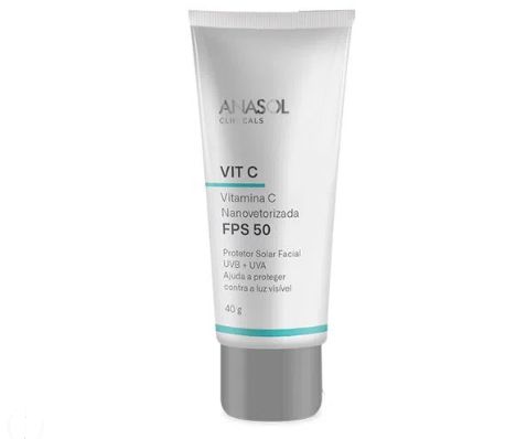 Anasol Protetor Solar Facial FPS 50 Vitamina C - 40  g
