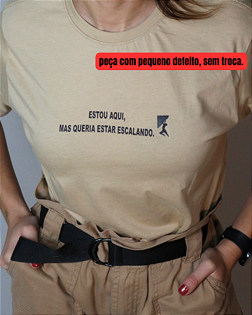 Camiseta de algodão - Peça com pequeno defeito