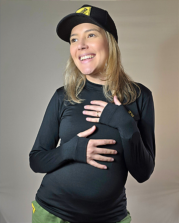 Blusa Thermo Active - Feminina Preta