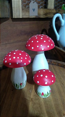 Trio cogumelos