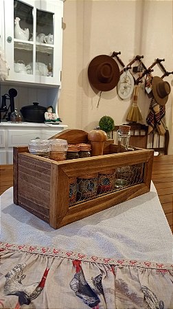 Caixote organizador telinha