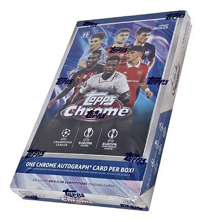 Break #162] 2022-23 Topps Chrome UEFA Club Competitions Lite + Hobby Box -  Times Aleatórios - Cards ABC