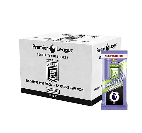 2022-23 Donruss ELITE SOCCER Panini Premiere League Fatpack Box  - [Caixa Selada]