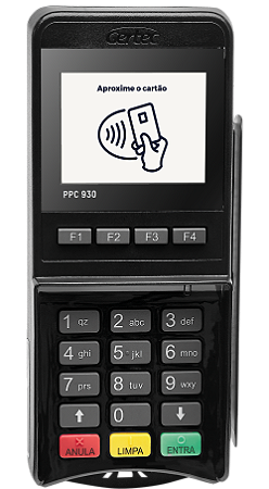 Pin Pad Gertec PPC 930 USB Preto