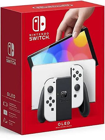 Nintendo Switch OLED DESTRAVADO 128gb- Branco