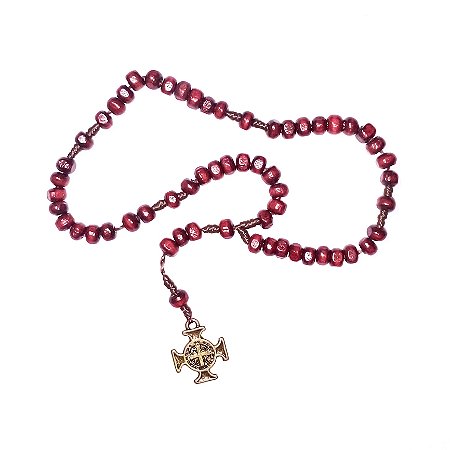 Terço Cruz Medalha de São Bento Rústico