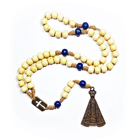 Terço Nossa Senhora Aparecida Bege