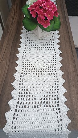 Caminho de mesa/ trilho de coração