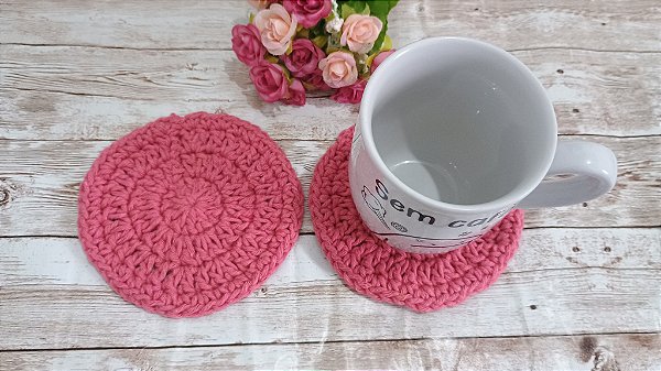 Descanso de copo ( 2 peças )