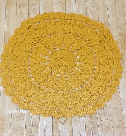 Tapete de sala redondo