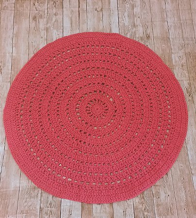 Tapete redondo para sala salmom