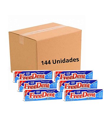 Creme Dental FreeDent Anticáries Menta 90g C/144