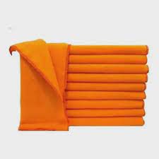 Flanela Laranja Para Limpeza Geral Atacado Kit 10 unidade