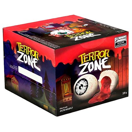 Chiclete Terror Zone Olhos 320g com 40 Unidades