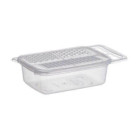 Ralador De Plástico Transparente Plasmont C/Recipiente