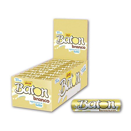 Chocolate Garoto Baton Branco C/30 un