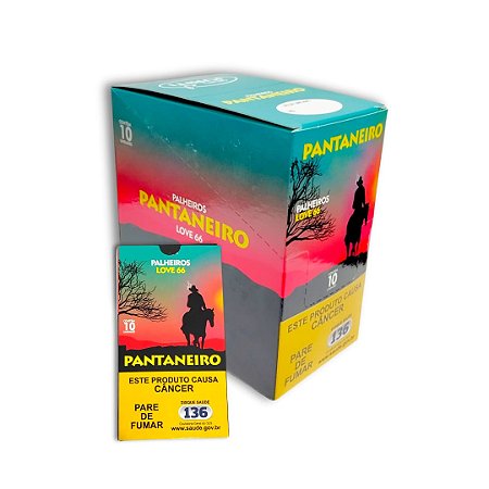 Palheiros Pantaneiro Sabor Love 66 Com 10 Unidades