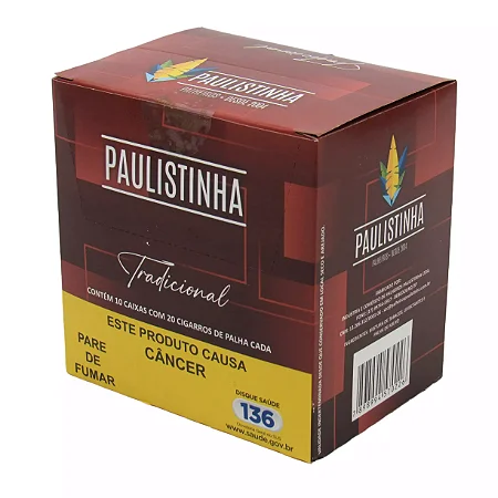 Palheiros Paulistinha Tradicional Com 10 Unidades