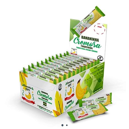 Bananinha Cremosa Ouro Tradicional Com 24 Unidades