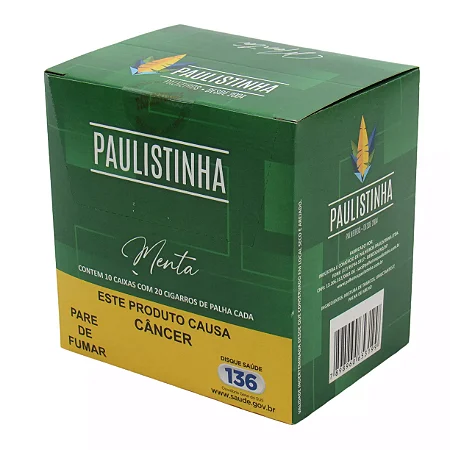 Palheiros Paulistinha Menta Com 10 Unidades