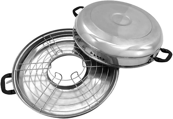 Churrasqueira Assadeira De Fogão Carne Estilo Grill Alumínio