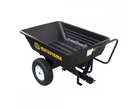 Carreta Plástica Fibra 300Kg Para Trator