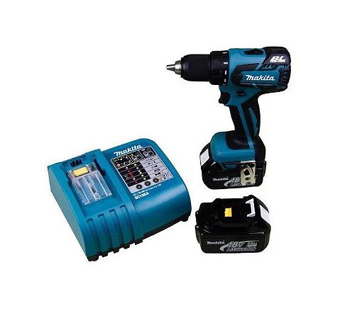 Parafusadeira Furadeira Makita Bateria 18V Dhp459Rfe Bivolt
