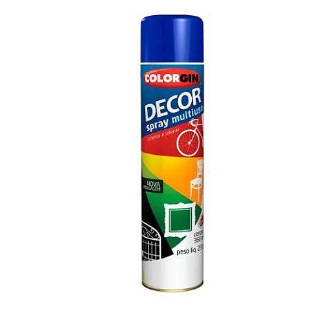Tinta Spray Decor Azul Colonial Colorgin