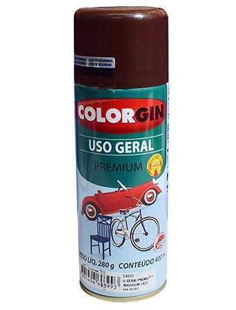 Tinta Spray Uso Geral Premium Marrom Café