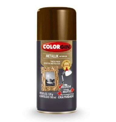 Tinta Spray Metallik Bronze