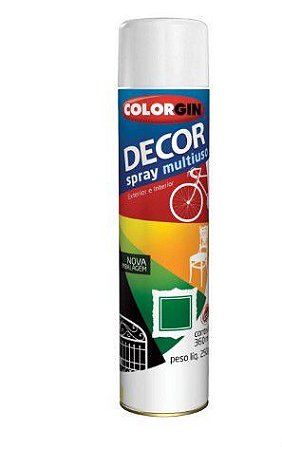 Tinta spray decor branco fosco COLORGIN