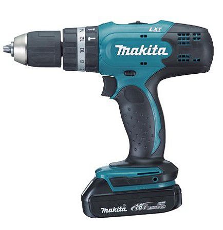 Parafusadeira/Furadeira De Impacto A Bateria 18V Li-Ion 1/2" Com 2 Baterias E Maleta Dhp453Sye