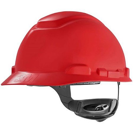 Ca 26638 capacete 3m  sem carneira vermelho a/b