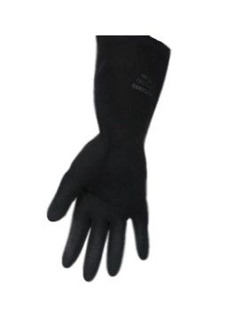 Luva borracha profissional pta tam 09 g MUCAMBO