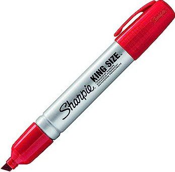 Marcador Profissional Sharpie King Size Vermelho