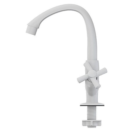 Torneira Cozinha Mesa Alta Mov Cross Branco 1/2 Tigre