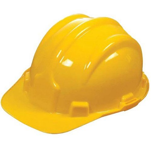 Capacete Pl Amarelo A/B - C.A. 31469 Plastcor