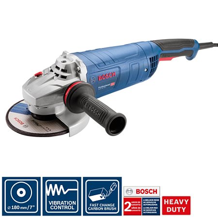 Esmerilhadeira 7' 2800W Gws28-180 220 Bosch
