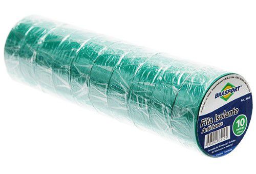 Fita Isolante 10M Verde Brasfort