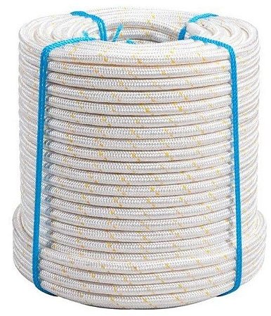 Corda 12,0 poliamida branca rolo 10kg sand
