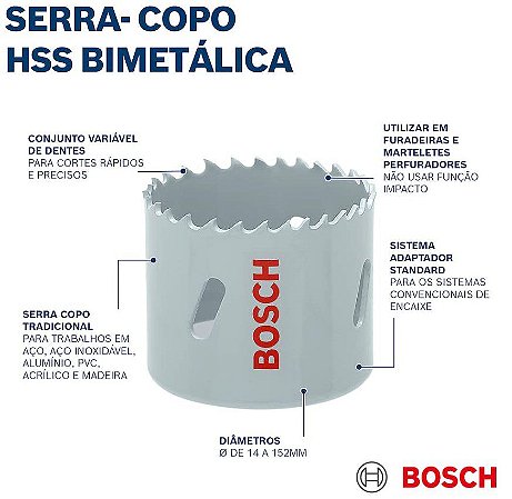 Serra Copo Bimetal  64,0 2608580426000