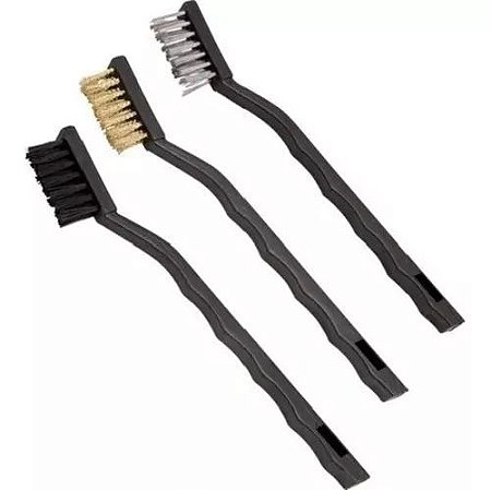 Escova Aço Manual Jg 3Pcs 4413 Lotus